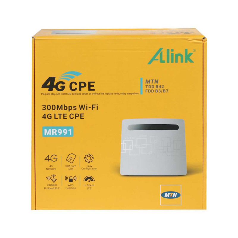 مودم TD-LTE-4G رومیزی Alink مدل MR991 همراه با سیمکارت TDLTE